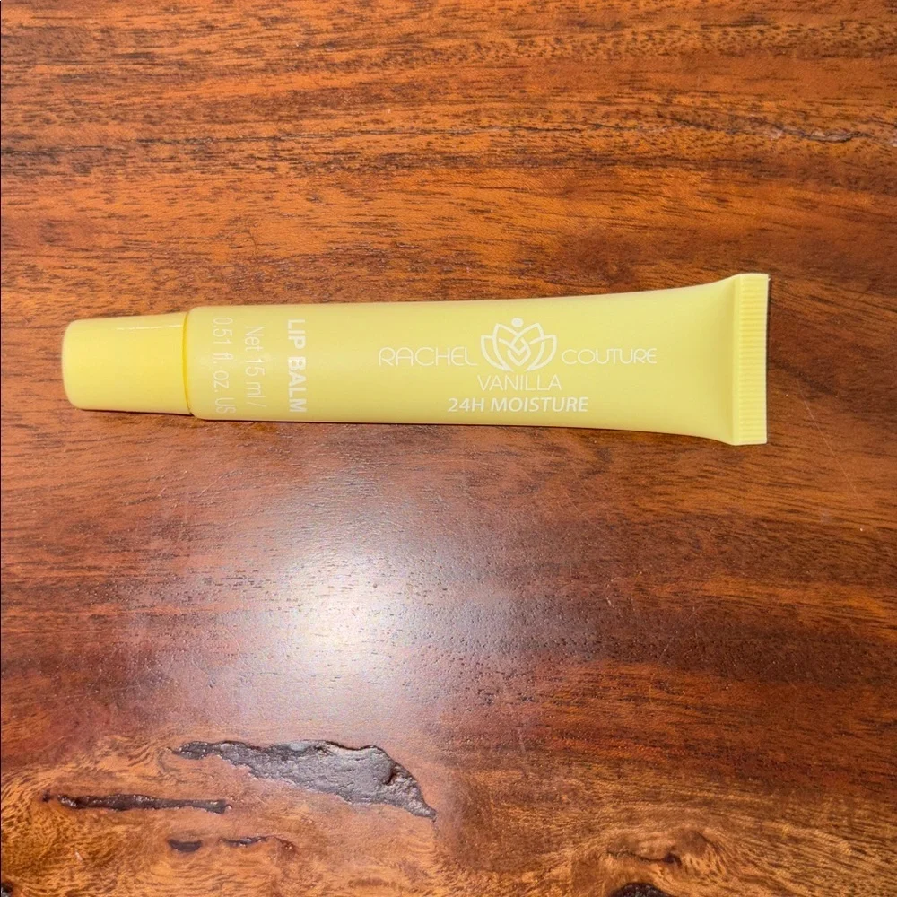 Rachel Couture Vanilla Lip Balm, 24 hour Moisture. NEW!
